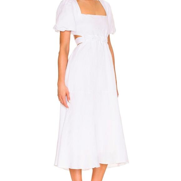 ASTR the Label Angeles White Midi Maxi Dress - Medium - Picture 4 of 8